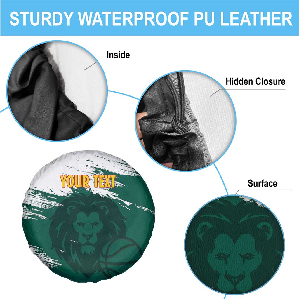 Cameroon Basketball Custom Spare Tire Cover Come On Indomitable Lions - Wonder Print Shop