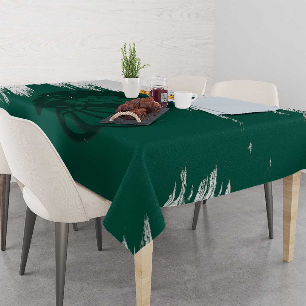 Cameroon Basketball Custom Tablecloth Come On Indomitable Lions - Wonder Print Shop