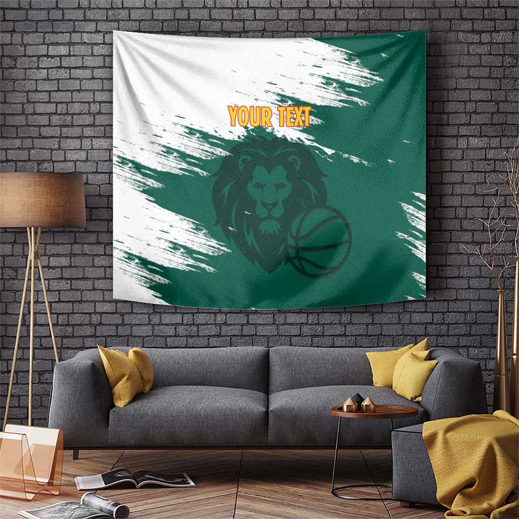 Cameroon Basketball Custom Tapestry Come On Indomitable Lions - Wonder Print Shop