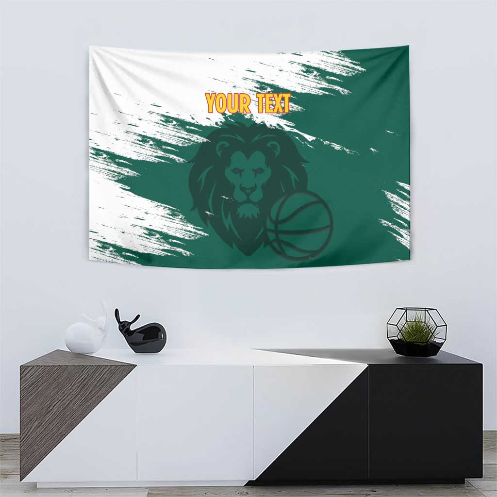 Cameroon Basketball Custom Tapestry Come On Indomitable Lions - Wonder Print Shop