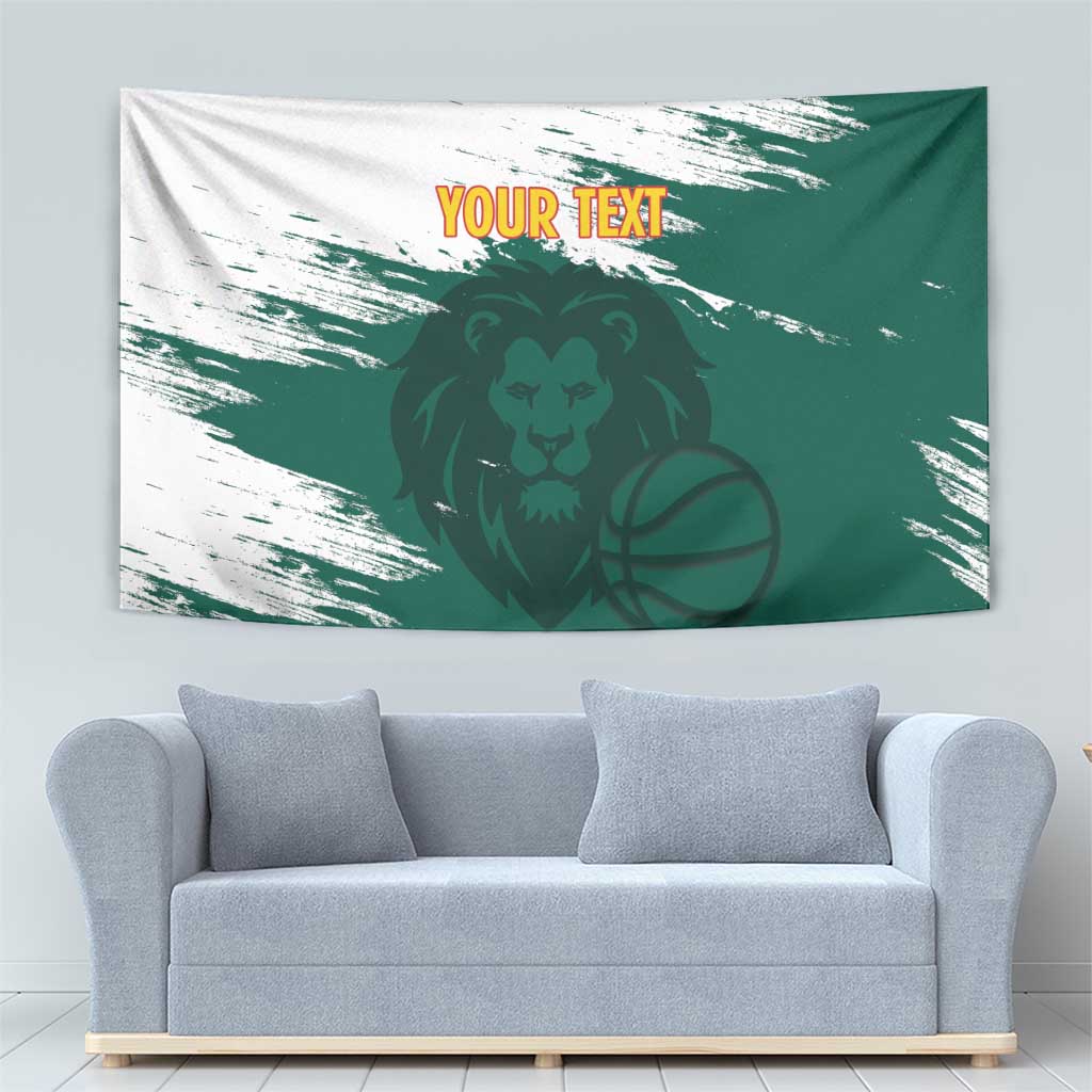 Cameroon Basketball Custom Tapestry Come On Indomitable Lions - Wonder Print Shop