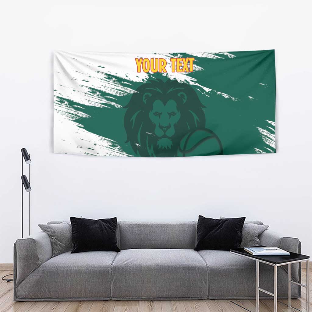 Cameroon Basketball Custom Tapestry Come On Indomitable Lions - Wonder Print Shop