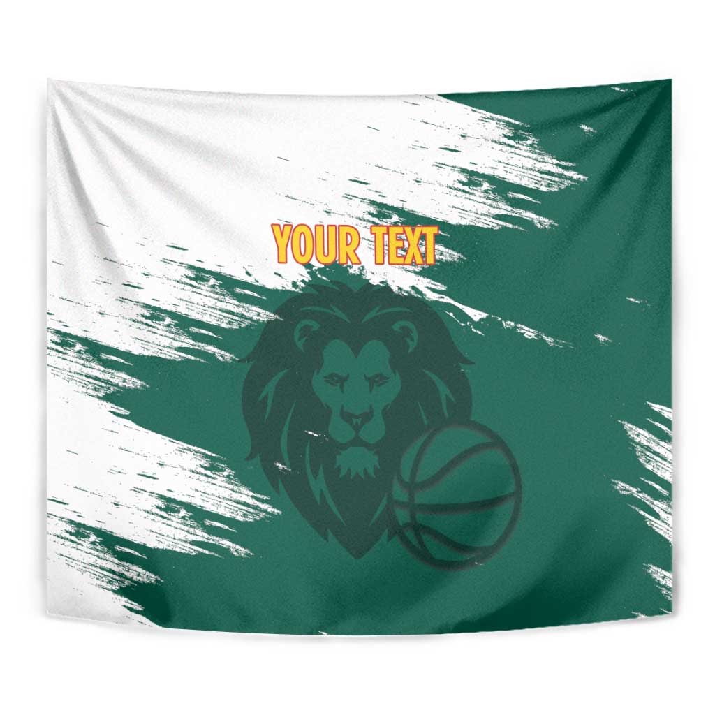 Cameroon Basketball Custom Tapestry Come On Indomitable Lions - Wonder Print Shop