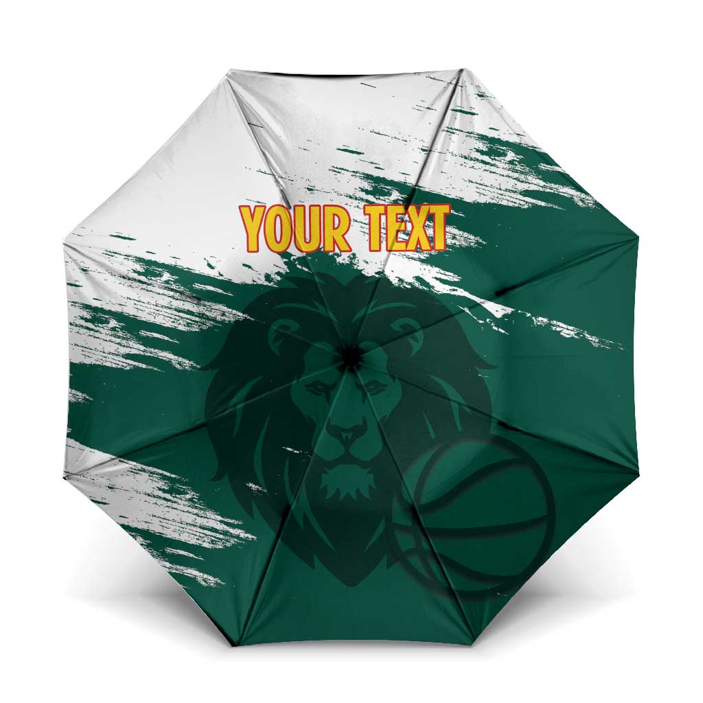 Cameroon Basketball Custom Umbrella Come On Indomitable Lions - Wonder Print Shop