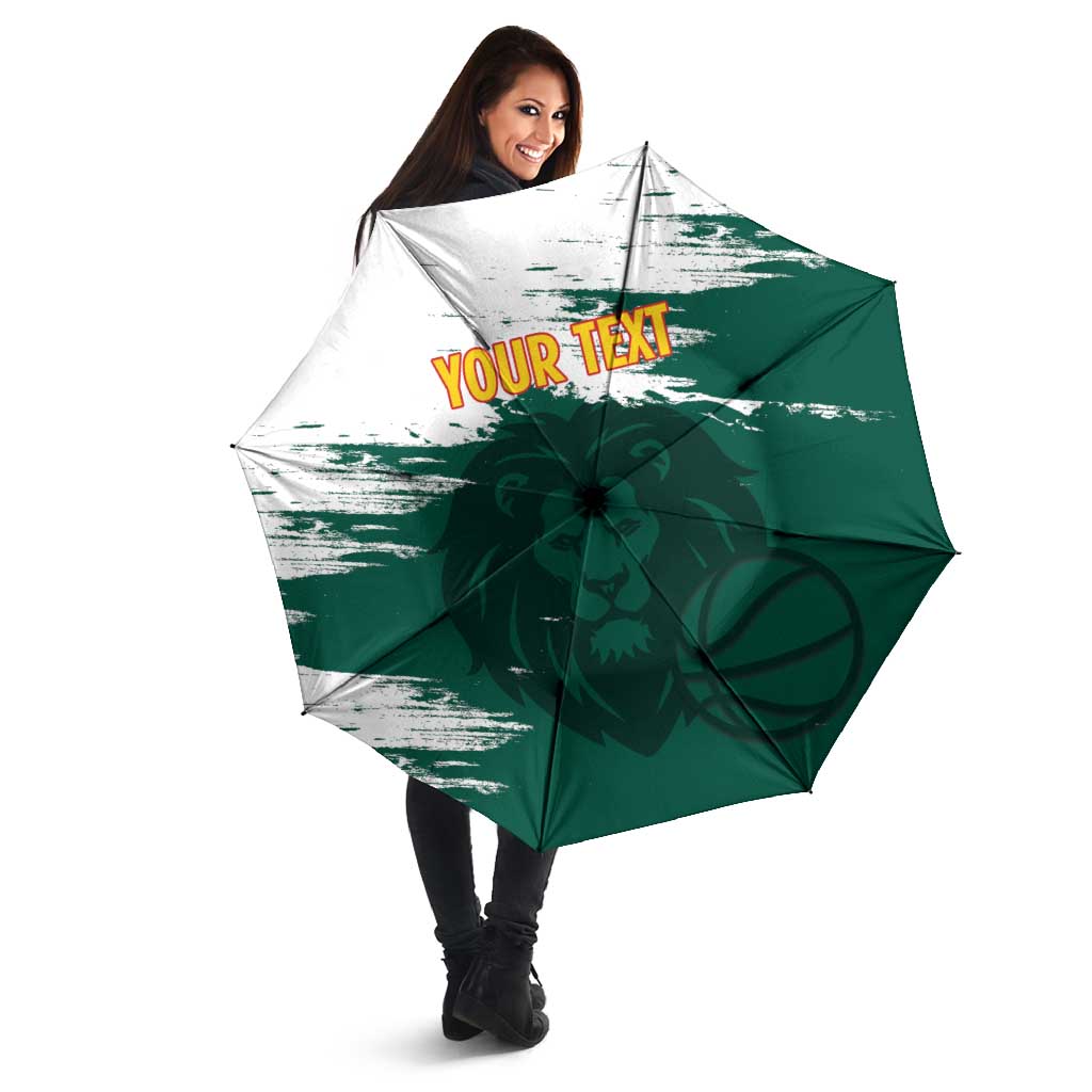 Cameroon Basketball Custom Umbrella Come On Indomitable Lions - Wonder Print Shop