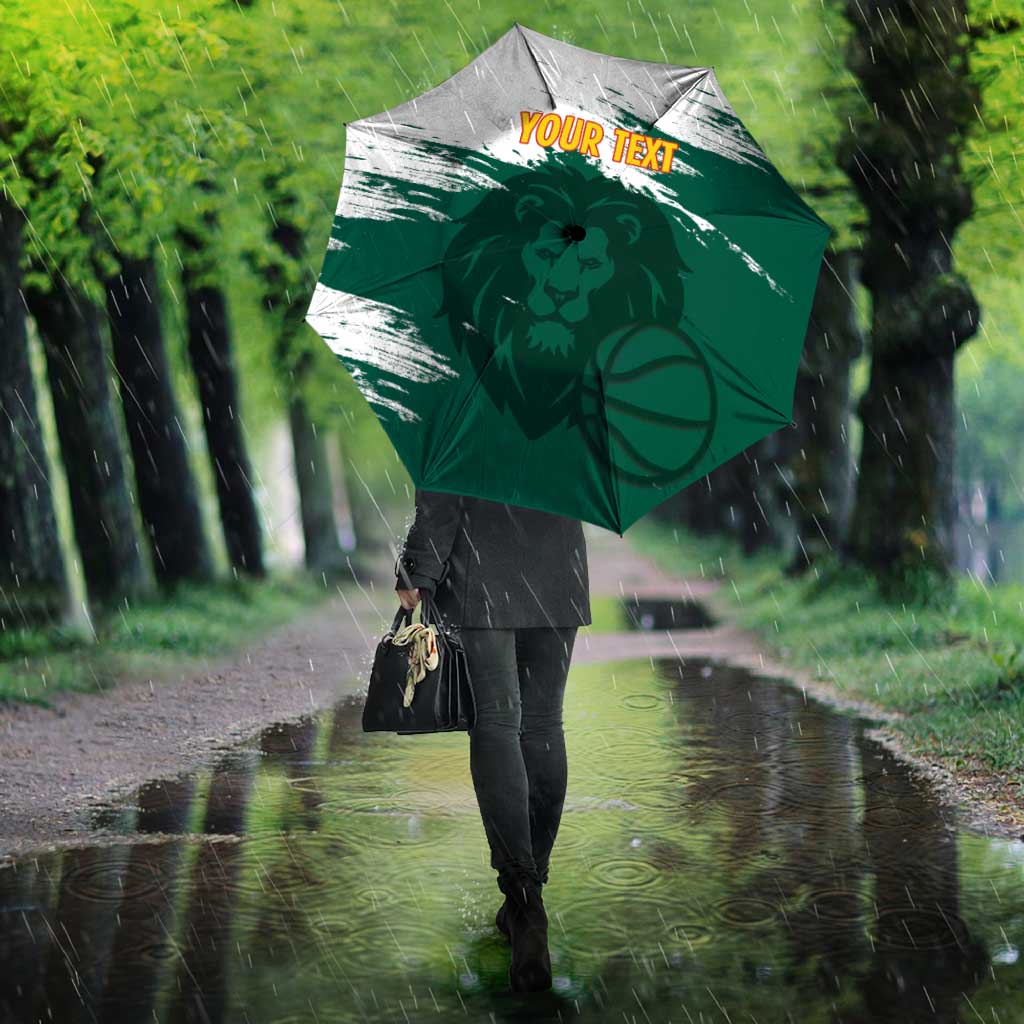 Cameroon Basketball Custom Umbrella Come On Indomitable Lions - Wonder Print Shop