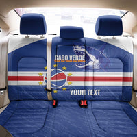 Cape Verde Basketball Custom Back Car Seat Cover Come On Blue Sharks - Wonder Print Shop