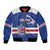 Cape Verde Basketball Custom Bomber Jacket Come On Blue Sharks - Wonder Print Shop