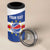 Cape Verde Basketball Custom 4 in 1 Can Cooler Tumbler Come On Blue Sharks - Wonder Print Shop