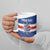 Cape Verde Basketball Custom Ceramic Mug Come On Blue Sharks - Wonder Print Shop