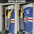 Cape Verde Basketball Custom Door Cover Come On Blue Sharks - Wonder Print Shop