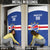 Cape Verde Basketball Custom Door Cover Come On Blue Sharks - Wonder Print Shop