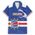 Cape Verde Basketball Custom Family Matching Mermaid Dress and Hawaiian Shirt Come On Blue Sharks - Wonder Print Shop