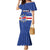 Cape Verde Basketball Custom Family Matching Mermaid Dress and Hawaiian Shirt Come On Blue Sharks - Wonder Print Shop