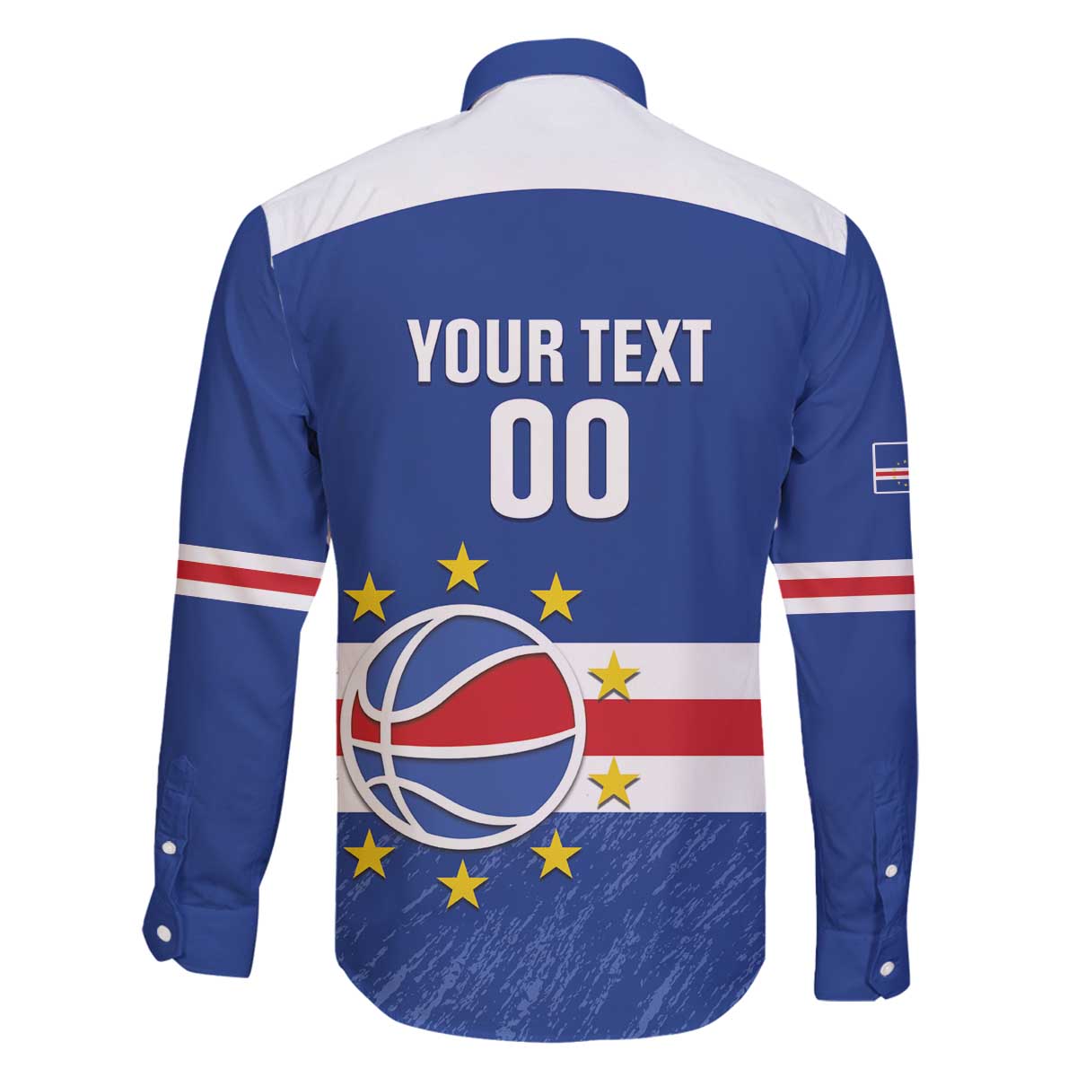 Cape Verde Basketball Custom Family Matching Off The Shoulder Long Sleeve Dress and Hawaiian Shirt Come On Blue Sharks - Wonder Print Shop