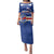 Cape Verde Basketball Custom Family Matching Puletasi and Hawaiian Shirt Come On Blue Sharks - Wonder Print Shop