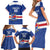 Cape Verde Basketball Custom Family Matching Short Sleeve Bodycon Dress and Hawaiian Shirt Come On Blue Sharks - Wonder Print Shop