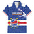 Cape Verde Basketball Custom Family Matching Short Sleeve Bodycon Dress and Hawaiian Shirt Come On Blue Sharks - Wonder Print Shop