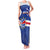 Cape Verde Basketball Custom Family Matching Tank Maxi Dress and Hawaiian Shirt Come On Blue Sharks - Wonder Print Shop
