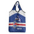 Cape Verde Basketball Custom Grocery Bag Come On Blue Sharks - Wonder Print Shop