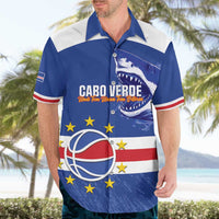 Cape Verde Basketball Custom Hawaiian Shirt Come On Blue Sharks - Wonder Print Shop