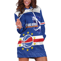 Cape Verde Basketball Custom Hoodie Dress Come On Blue Sharks - Wonder Print Shop