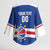 Cape Verde Basketball Custom Kimono Sleeve Blouse Come On Blue Sharks - Wonder Print Shop