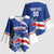 Cape Verde Basketball Custom Kimono Sleeve Blouse Come On Blue Sharks - Wonder Print Shop