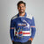 Cape Verde Basketball Custom Long Sleeve Polo Shirt Come On Blue Sharks - Wonder Print Shop