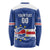 Cape Verde Basketball Custom Long Sleeve Shirt Come On Blue Sharks - Wonder Print Shop