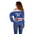 Cape Verde Basketball Custom Off Shoulder Sweater Come On Blue Sharks - Wonder Print Shop