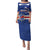 Cape Verde Basketball Custom Puletasi Come On Blue Sharks - Wonder Print Shop