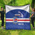 Cape Verde Basketball Custom Quilt Come On Blue Sharks - Wonder Print Shop
