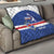 Cape Verde Basketball Custom Quilt Come On Blue Sharks - Wonder Print Shop