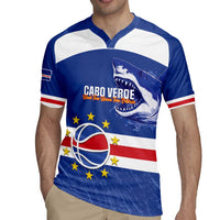 Cape Verde Basketball Custom Rugby Jersey Come On Blue Sharks - Wonder Print Shop