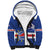 Cape Verde Basketball Custom Sherpa Hoodie Come On Blue Sharks - Wonder Print Shop