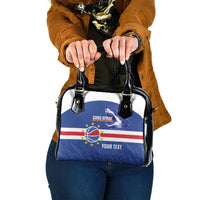 Cape Verde Basketball Custom Shoulder Handbag Come On Blue Sharks - Wonder Print Shop