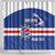 Cape Verde Basketball Custom Shower Curtain Come On Blue Sharks - Wonder Print Shop