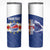 Cape Verde Basketball Custom Skinny Tumbler Come On Blue Sharks - Wonder Print Shop