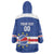 Cape Verde Basketball Custom Wearable Blanket Hoodie Come On Blue Sharks - Wonder Print Shop
