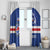 Cape Verde Basketball Custom Window Curtain Come On Blue Sharks - Wonder Print Shop