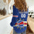 Cape Verde Basketball Custom Women Casual Shirt Come On Blue Sharks - Wonder Print Shop