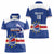 Cape Verde Basketball Custom Women Polo Shirt Come On Blue Sharks - Wonder Print Shop