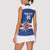 Cape Verde Basketball Custom Women Sleeveless Polo Shirt Come On Blue Sharks - Wonder Print Shop