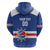 Cape Verde Basketball Custom Zip Hoodie Come On Blue Sharks - Wonder Print Shop