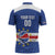 Cape Verde Basketball Custom Zipper Polo Shirt Come On Blue Sharks - Wonder Print Shop