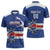 Cape Verde Basketball Custom Zipper Polo Shirt Come On Blue Sharks - Wonder Print Shop