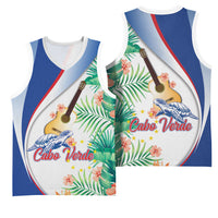 Cavaquinho Cabo Verde Basketball Jersey Cape Verdean Instrument Tropical Sea Turtle