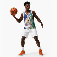 Cavaquinho Cabo Verde Basketball Jersey Cape Verdean Instrument Tropical Sea Turtle