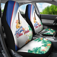 Cavaquinho Cabo Verde Car Seat Cover Cape Verdean Instrument Tropical Sea Turtle